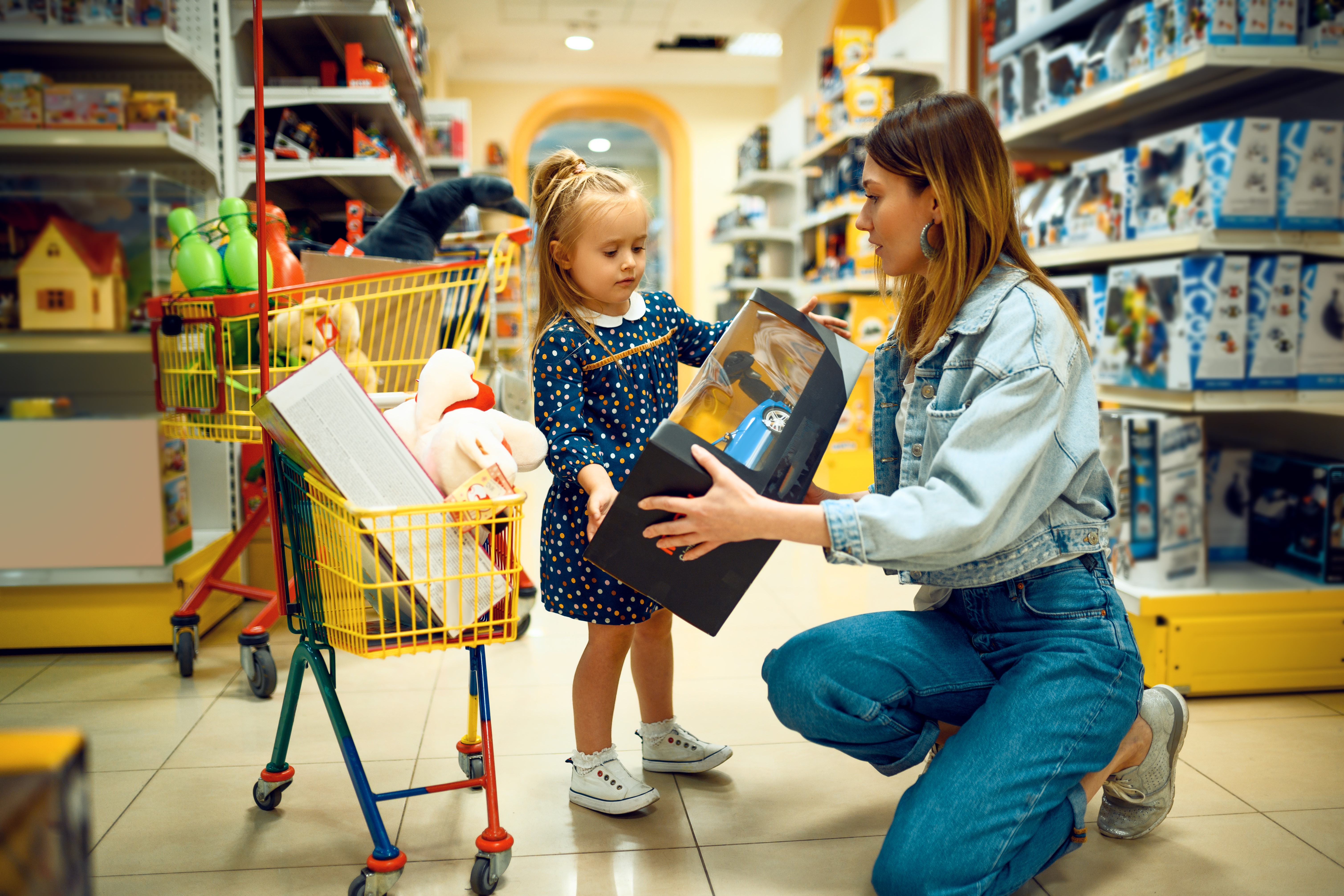 La educación de los niños para el consumo